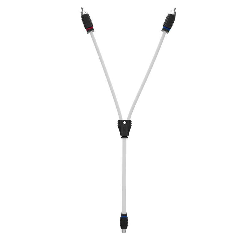 DS18 Marine Grade Tinned Copper OFC RCA Wires 1 Female to 2 Male Splitter - Image 5