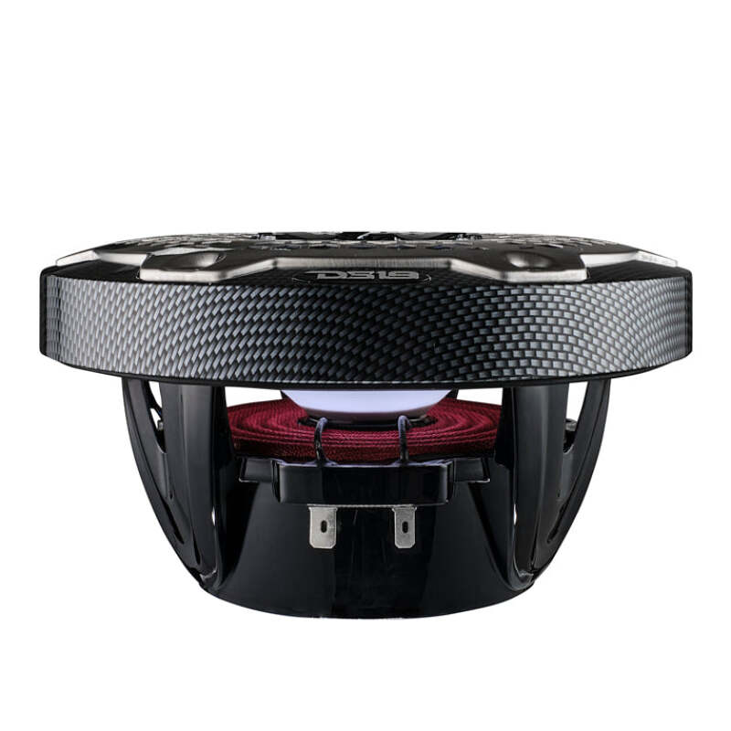 DS18 NXL-M Series Spkr w/ RGB LED Lights 6.5in 2-Way 125 Watts RMS 4 ohm Black Crbn Fiber w/ Cover - Image 2