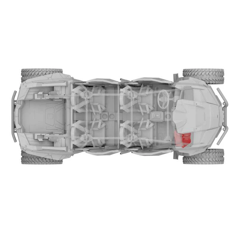 DS18 Polaris RZR Glove Box Enclosure with 10in Carbon Fiber Subwoofer Included 600 Watts RMS - Image 8