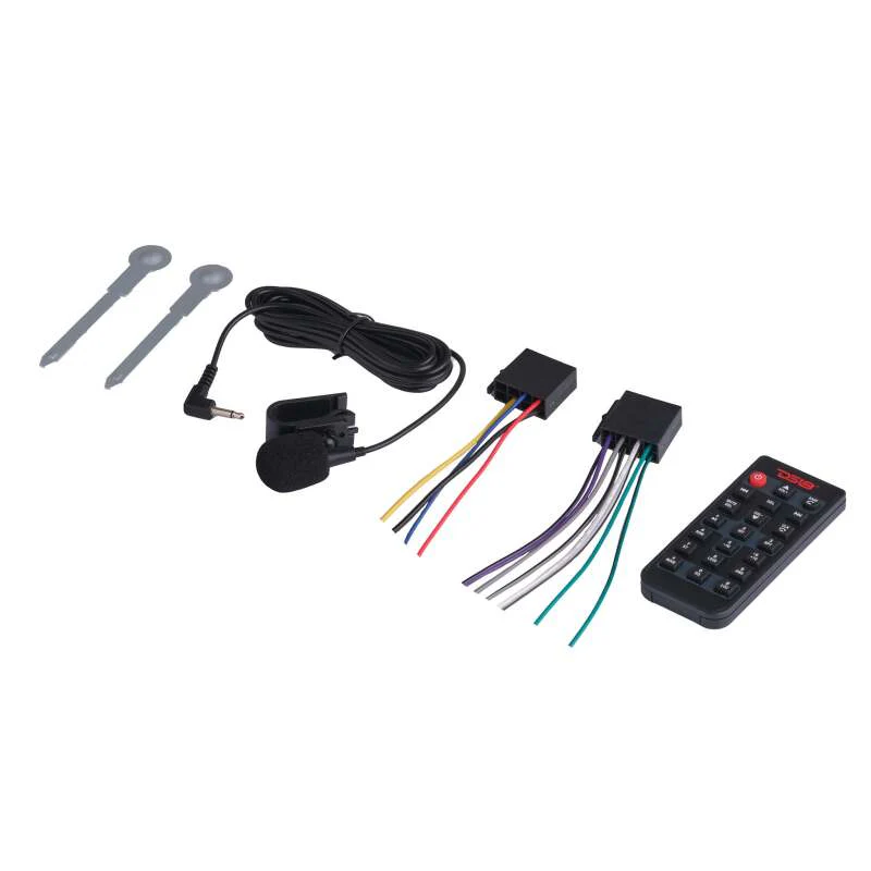 DS18 Single Din Headunit Full DSP Bluetooth USB 3 Zones RGB illumination - Image 2