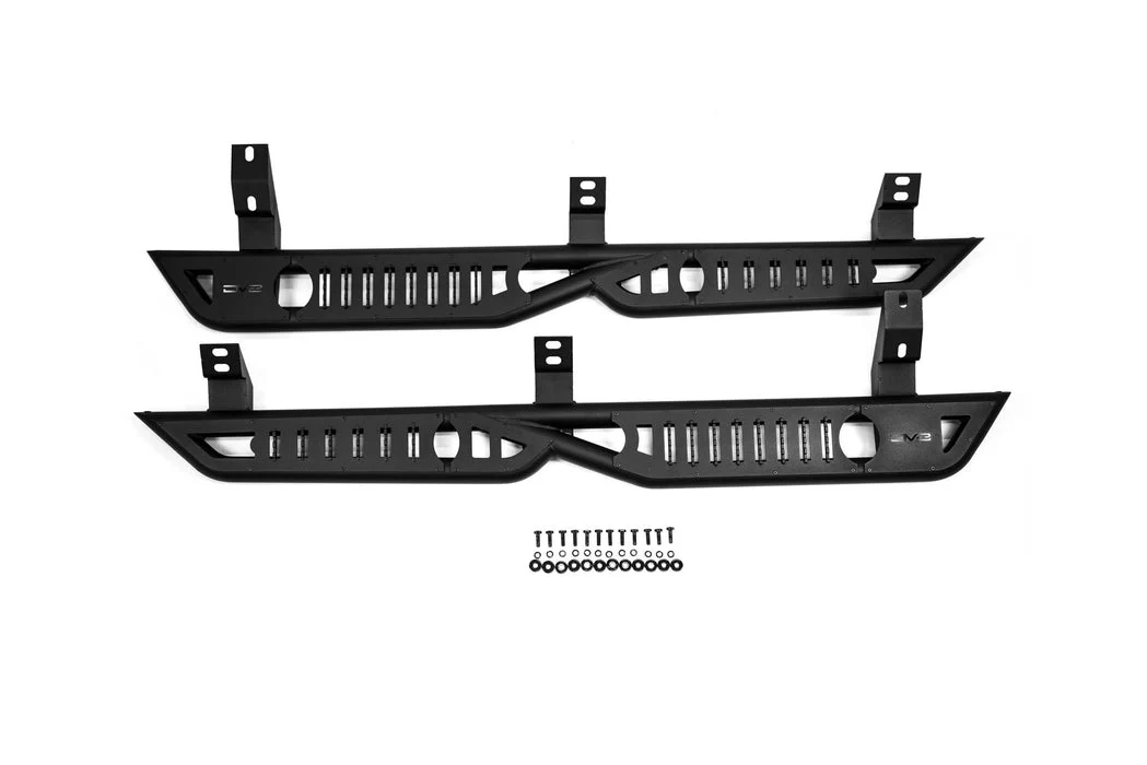 DV8 2025+ Toyota 4Runner OE Plus Side Steps - Micro-Texture Black - Image 2