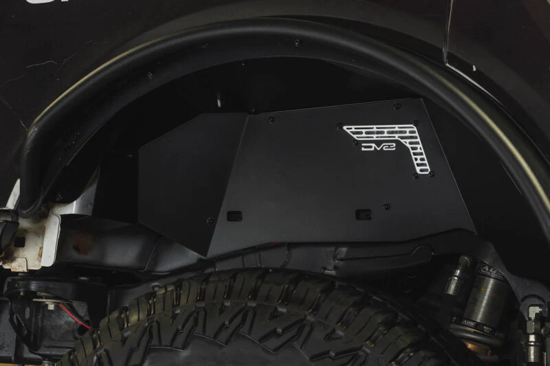 DV8 21-25 Ford Bronco Rear Aluminum Inner Fenders - Black - Image 11