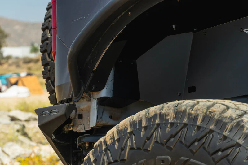 DV8 21-25 Ford Bronco Rear Aluminum Inner Fenders - Black - Image 14