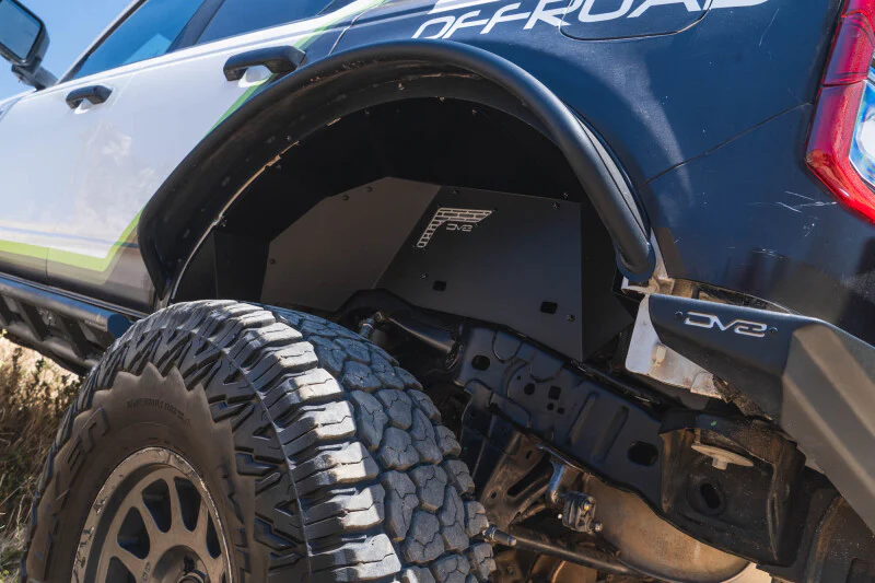 DV8 21-25 Ford Bronco Rear Aluminum Inner Fenders - Black - Image 15