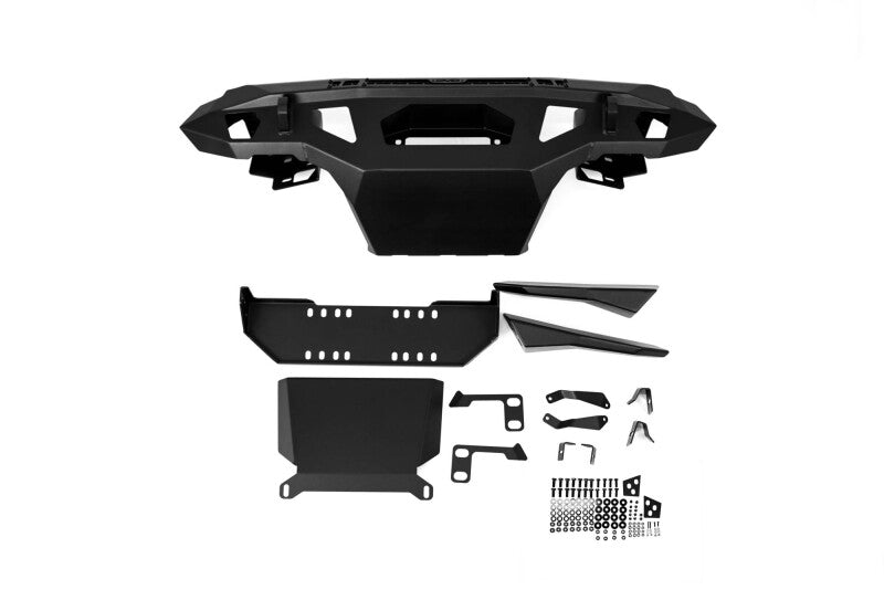 DV8 24-25 Toyota Tacoma Spec Series Front Winch Bumper - Micro-Texture Black - Image 10