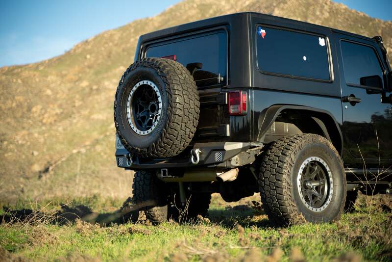 DV8 Offroad 07-18 Jeep Warngler JK Mid-Width Rear Bumper - Image 10