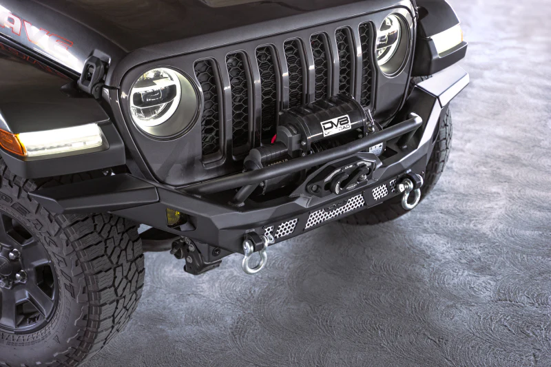 DV8 Offroad 07-18 Jeep Wrangler JK / 18-23 Wrangler JL / 20-23 Gladiator JT MTO Series Front Bumper - Image 14