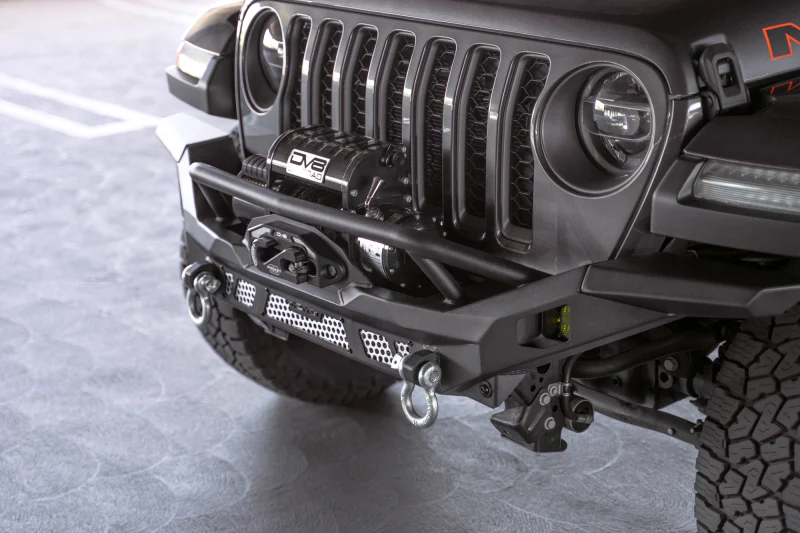DV8 Offroad 07-18 Jeep Wrangler JK / 18-23 Wrangler JL / 20-23 Gladiator JT MTO Series Front Bumper - Image 22