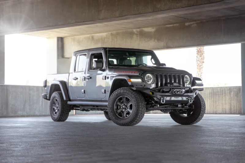 DV8 Offroad 07-18 Jeep Wrangler JK / 18-23 Wrangler JL / 20-23 Gladiator JT MTO Series Front Bumper - Image 23