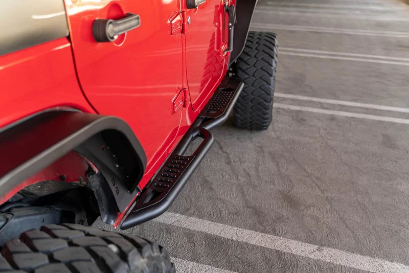 DV8 Offroad 07-18 Jeep Wrangler JK (4 Door Only) OE Plus Side Steps - Image 6