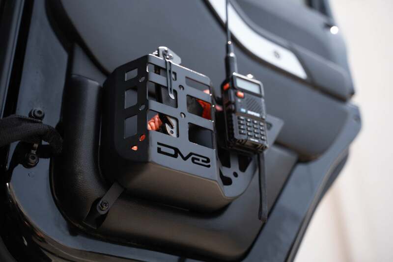 DV8 Offroad 11-18 Jeep Wrangler JK 4 Door Only Rear Door Pocket Molle Panels - Black - Image 10