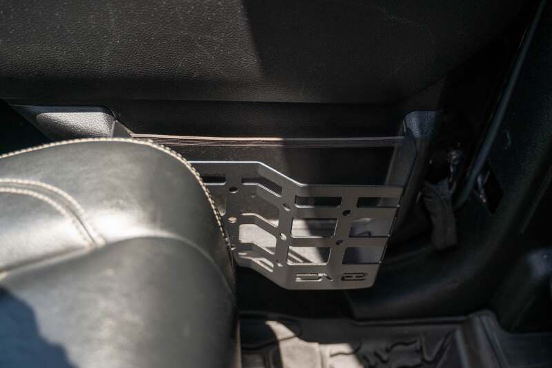 DV8 Offroad 11-18 Jeep Wrangler JK 4 Door Only Rear Door Pocket Molle Panels - Black - Image 12