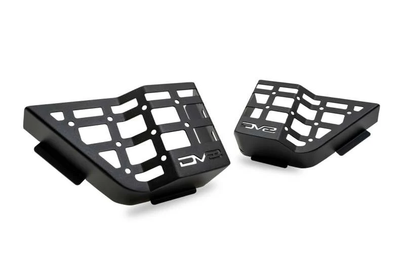 DV8 Offroad 11-18 Jeep Wrangler JK 4 Door Only Rear Door Pocket Molle Panels - Black - Image 3