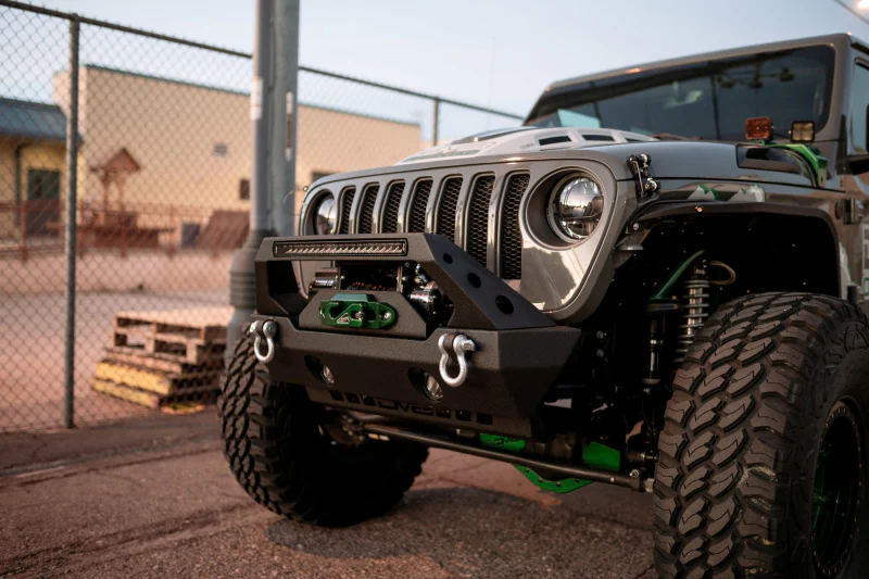 DV8 Offroad 18-22 Jeep Gladiator Wrangler LED Projector Headlights - Image 9