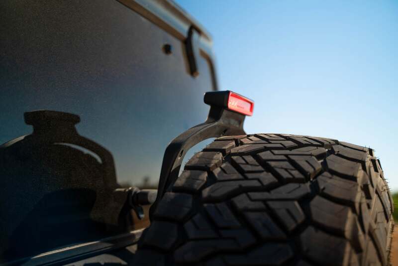 DV8 Offroad 18-23 Jeep Wrangler JL MTO Series Bumper Spare Tire Swing Gate - Image 16