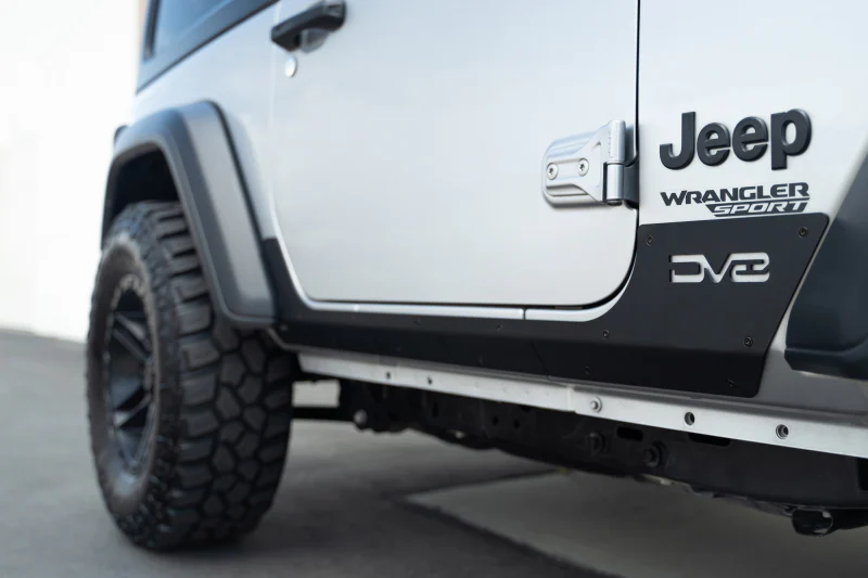 DV8 Offroad 18-23 Jeep Wrangler JL Rock Skins (2 Door Only) - Image 3