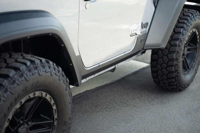 DV8 Offroad 18-23 Jeep Wrangler JL Rock Skins (2 Door Only) - Image 6