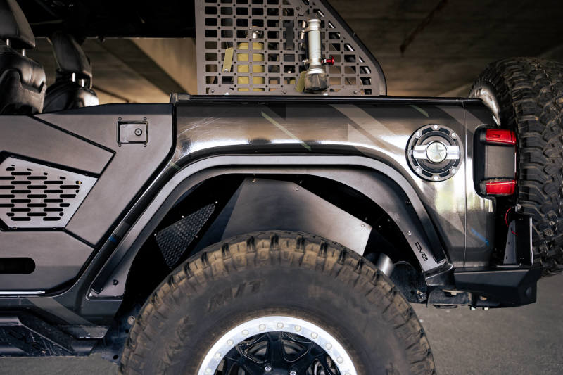 DV8 Offroad 18-23 Jeep Wrangler JL Slim Fender Flares - Image 3