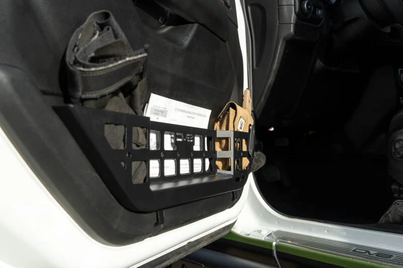 DV8 Offroad 18-25 Jeep Wrangler JL Electric Seat Front Door Molle Pockets - Image 13