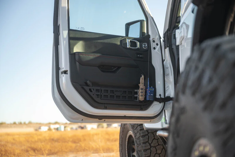 DV8 Offroad 18-25 Jeep Wrangler JL Electric Seat Front Door Molle Pockets - Image 16