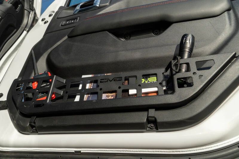 DV8 Offroad 18-25 Jeep Wrangler JL Electric Seat Front Door Molle Pockets - Image 2