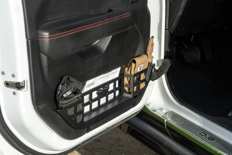 DV8 Offroad 18-25 Jeep Wrangler JL Electric Seat Front Door Molle Pockets - Image 26