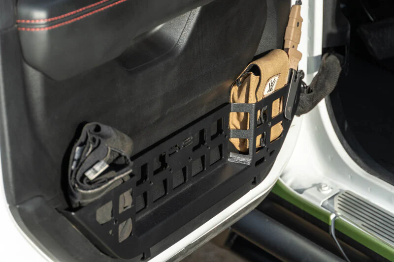 DV8 Offroad 18-25 Jeep Wrangler JL Electric Seat Front Door Molle Pockets - Image 6