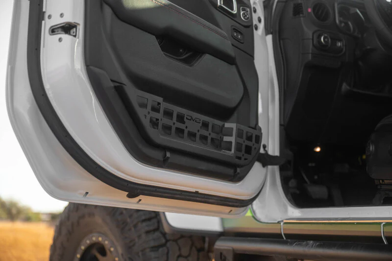 DV8 Offroad 18-25 Jeep Wrangler JL Electric Seat Front Door Molle Pockets - Image 9