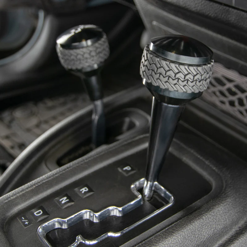 DV8 Offroad 2007-2018 Jeep JK 4WD Shift Knob Black Finish - Image 4