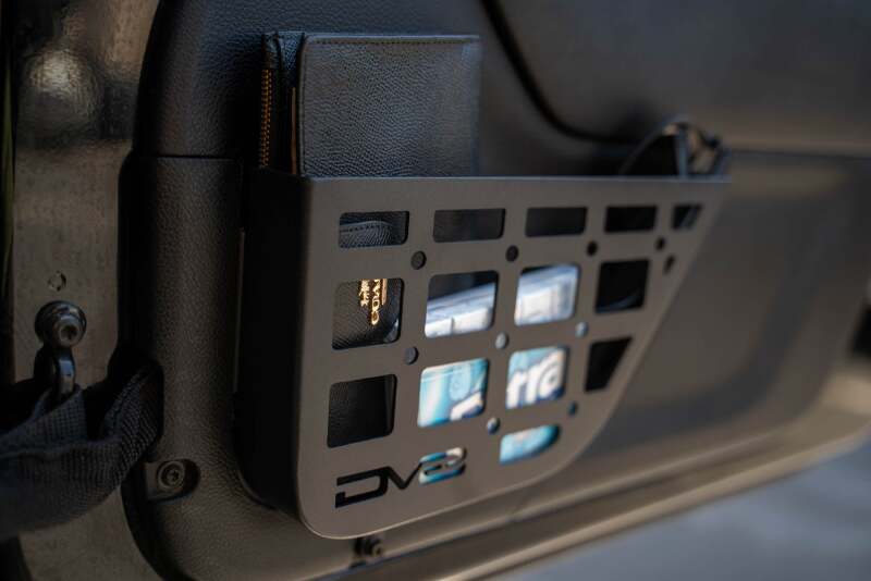 DV8 Offroad 2011-2018 Jeep Wrangler JK Slim Front Door Molle Pockets - Image 3