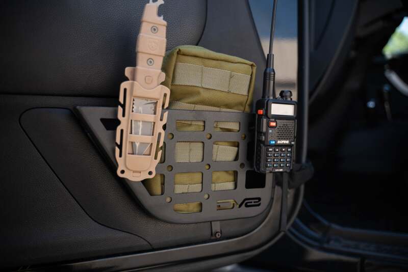 DV8 Offroad 2011-2018 Jeep Wrangler JK Slim Front Door Molle Pockets - Image 5