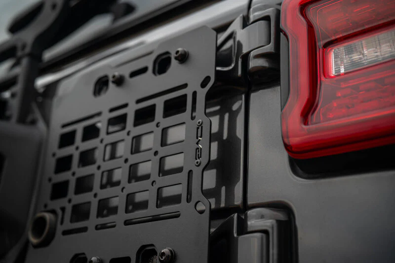 DV8 Offroad 2018-2025 Jeep Wrangler JL Tailgate Reinforcement Molle Panel - Image 2