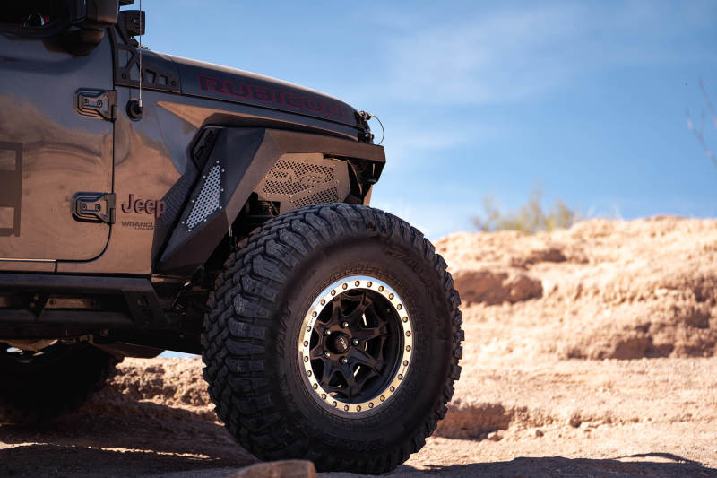 DV8 Offroad 2018+ Jeep Wrangler JL Front Inner Fenders - Black - Image 6