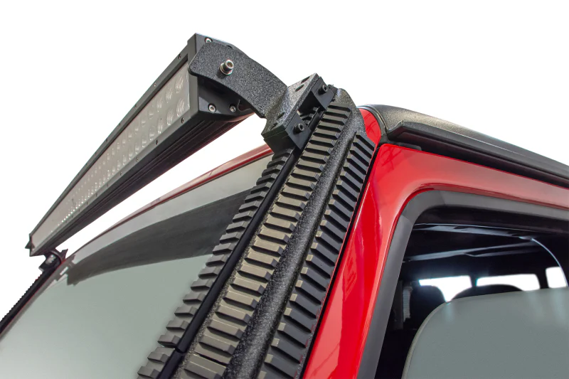 DV8 Offroad 2018+ JL/Gladiator Picatinny Rail A-Pillar Pod LED Light Mount - Image 2