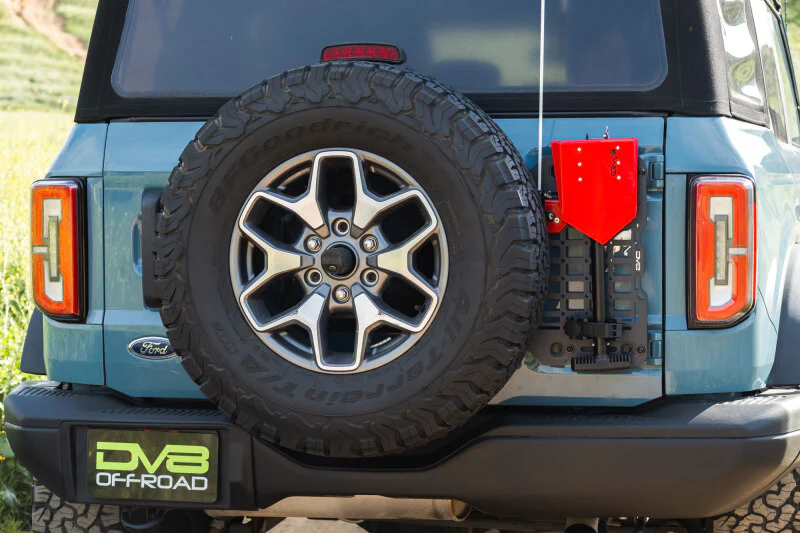 DV8 Offroad 2021-2025 Ford Bronco Tailgate Reinforcement Molle Panel - Image 7
