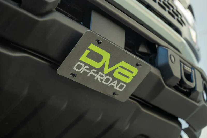 DV8 Offroad 2021 Ford Bronco Capable Bumper Slanted Front License Plate Mount - Image 11
