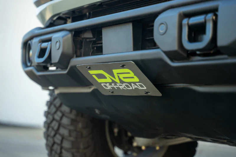 DV8 Offroad 2021 Ford Bronco Capable Bumper Slanted Front License Plate Mount - Image 13