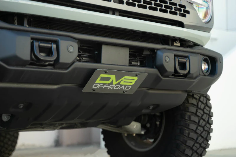 DV8 Offroad 2021 Ford Bronco Capable Bumper Slanted Front License Plate Mount - Image 17