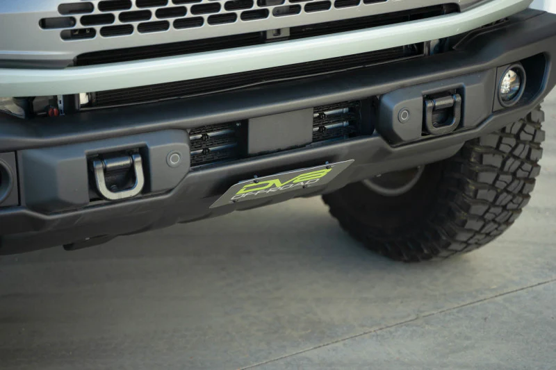 DV8 Offroad 2021 Ford Bronco Capable Bumper Slanted Front License Plate Mount - Image 19