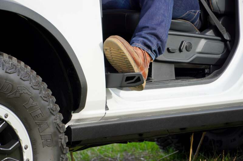 DV8 Offroad 2021+ Ford Bronco Foot Peg Pair - Black - Image 11