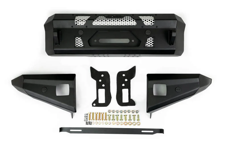 DV8 Offroad 2021+ Ford Bronco Front Bumper Winch Capable w/ Optional Bull Bar/Aux Light Opening - Image 18