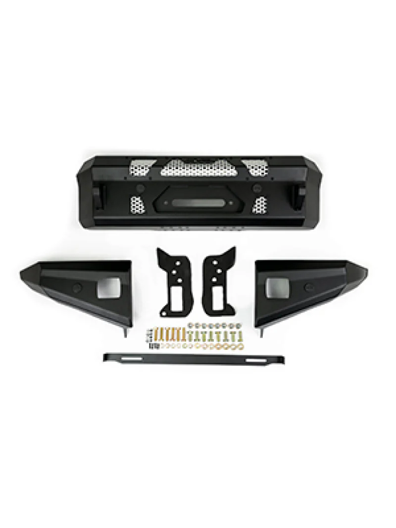 DV8 Offroad 2021+ Ford Bronco Front Bumper Winch Capable w/ Optional Bull Bar/Aux Light Opening - Image 33