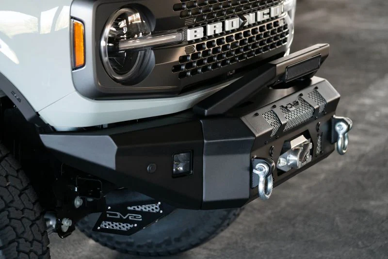 DV8 Offroad 2021+ Ford Bronco Front Bumper Winch Capable w/ Optional Bull Bar/Aux Light Opening - Image 37