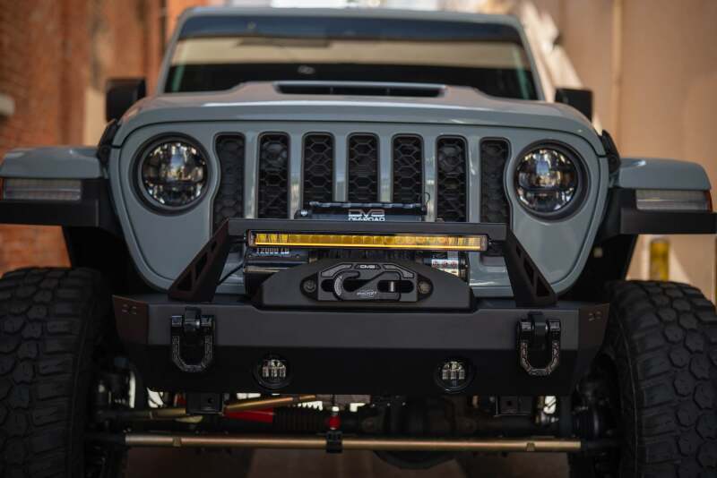 DV8 Offroad 20in Halo Elite Single Row Light Bar with Accent Light - White/Amber - Image 11
