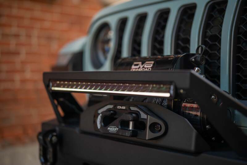DV8 Offroad 20in Halo Elite Single Row Light Bar with Accent Light - White/Amber - Image 13