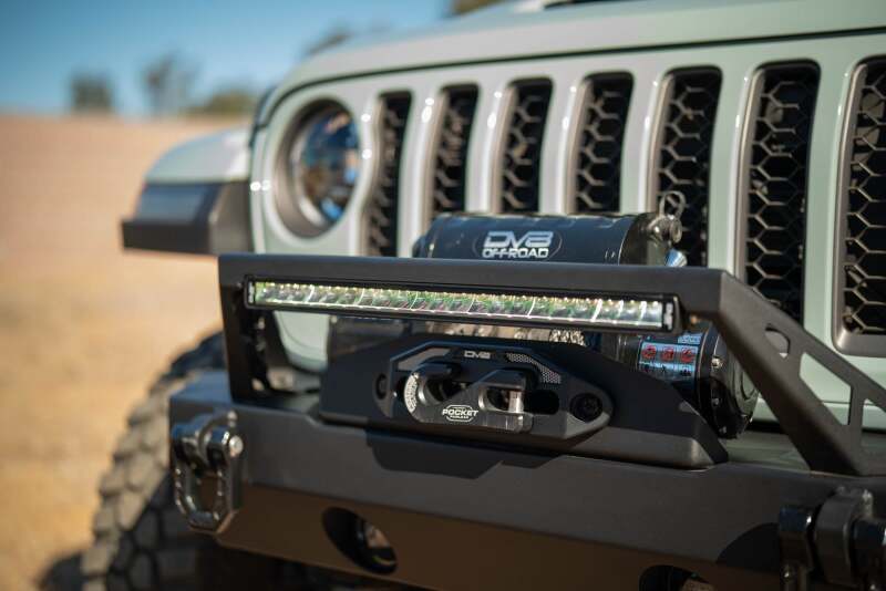 DV8 Offroad 20in Halo Elite Single Row Light Bar with Accent Light - White/Amber - Image 16