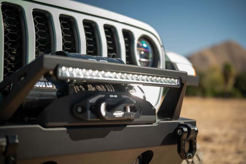 DV8 Offroad 20in Halo Elite Single Row Light Bar with Accent Light - White/Amber - Image 5
