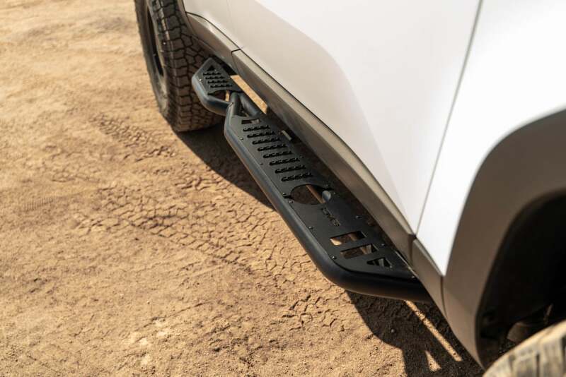 DV8 Offroad 24-25 Toyota Land Cruiser OE Plus Side Steps - Black Steel - Image 11
