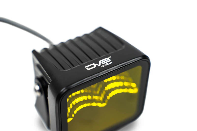 DV8 Offroad 3in Elite Series LED Amber Pod Light - Image 10