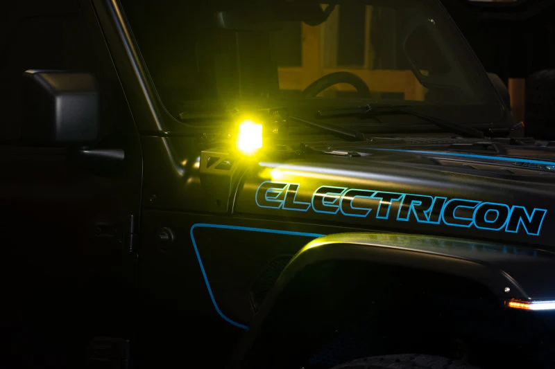 DV8 Offroad 3in Elite Series LED Amber Pod Light - Image 13